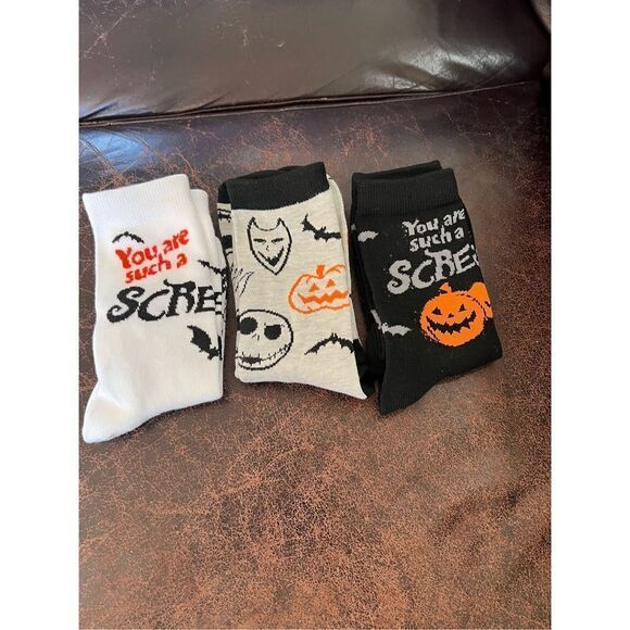 Disneys The Name ghtmare Before Christmas Ankle Socks Set of 3 - Picture 1 of 4
